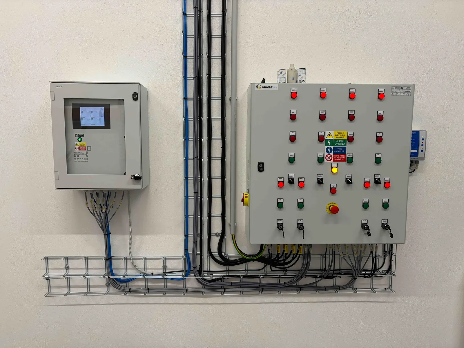 Olejové hospodářství — detail instalace